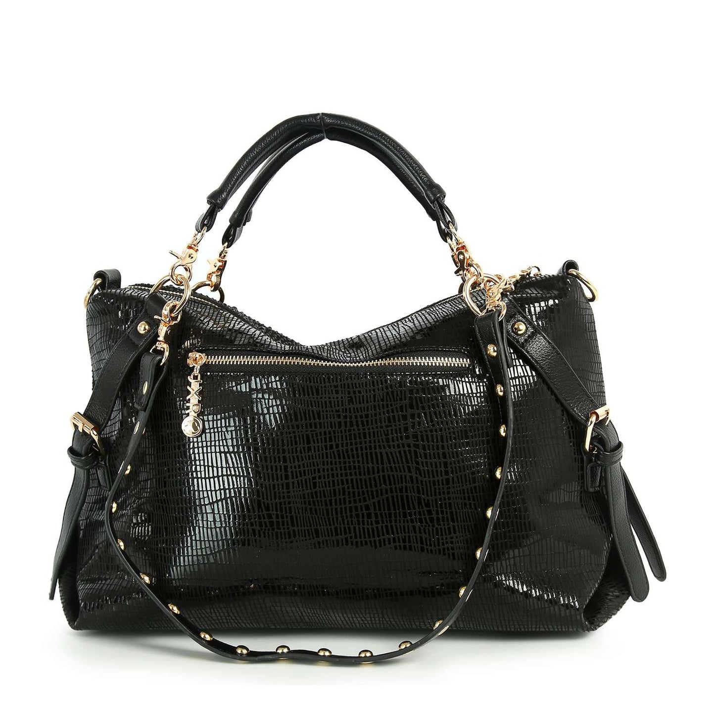 Decorated Sparkling Rhinestone Satchel Handbag