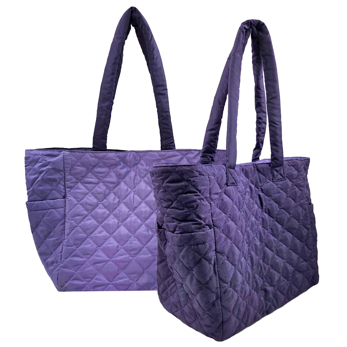 R. Grace:Oversized Reversible Nylon Tote