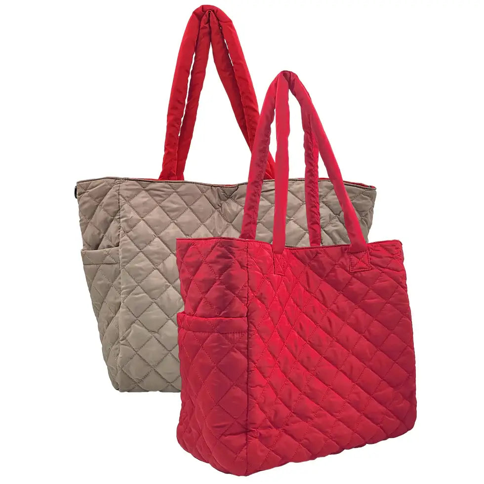 R. Grace:Oversized Reversible Nylon Tote