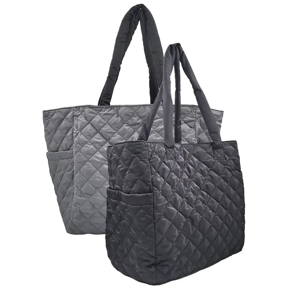 R. Grace:Oversized Reversible Nylon Tote
