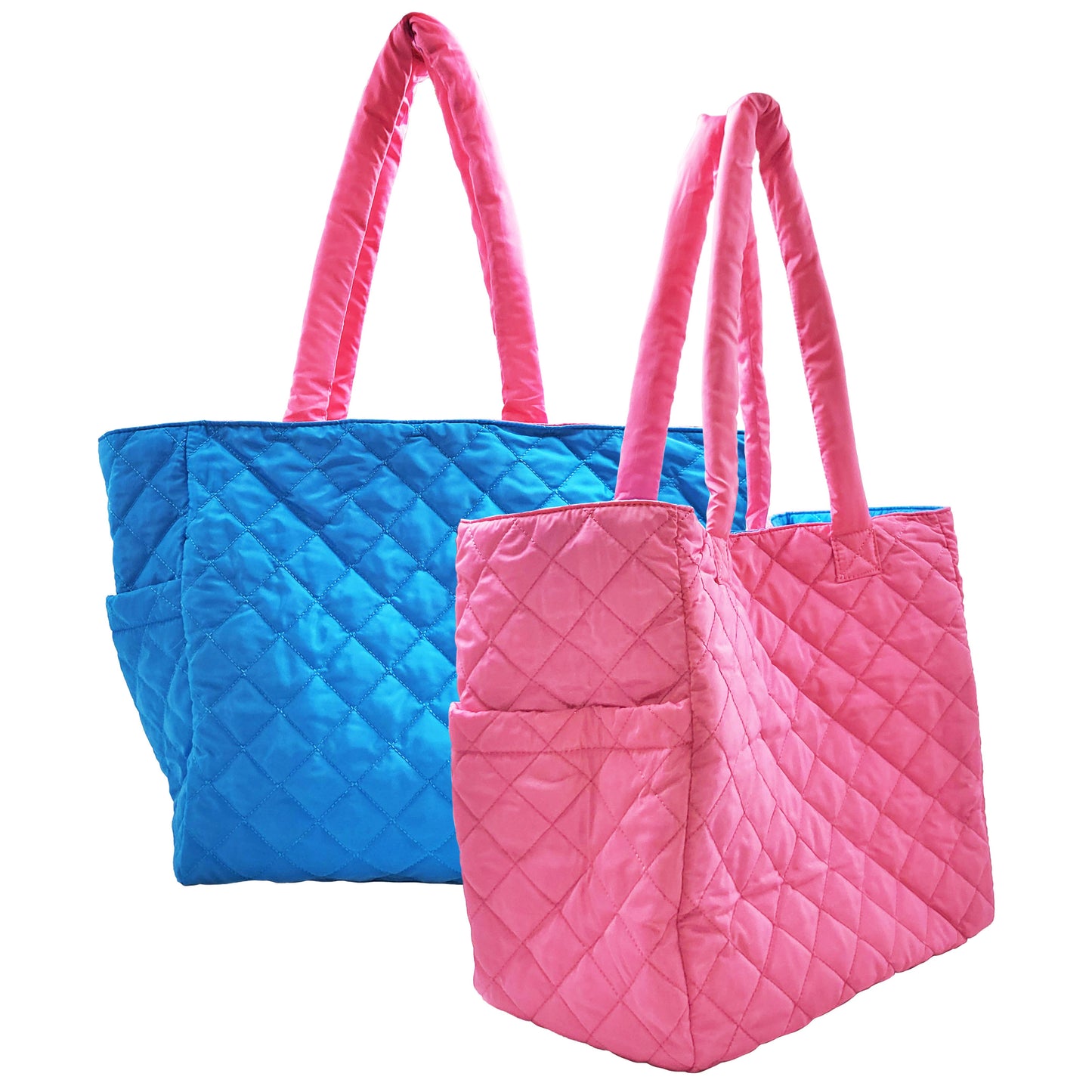 R. Grace:Oversized Reversible Nylon Tote