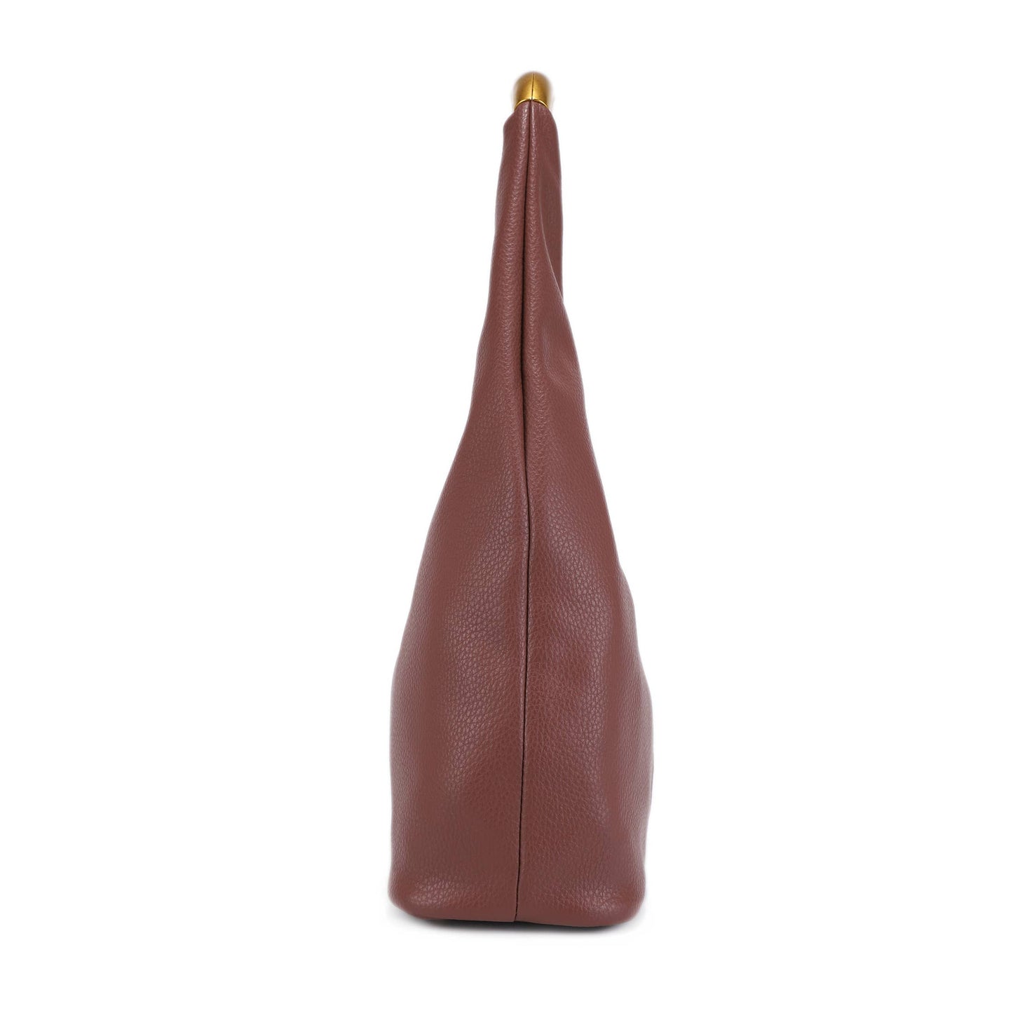 The Lauren: Gold handle Hobo Purse