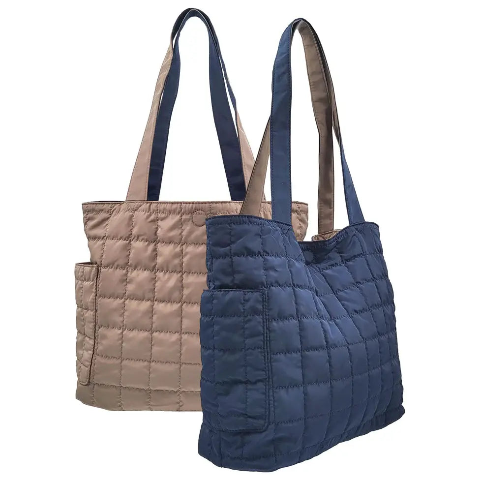 Mini Reva: Large Reversible Nylon Tote
