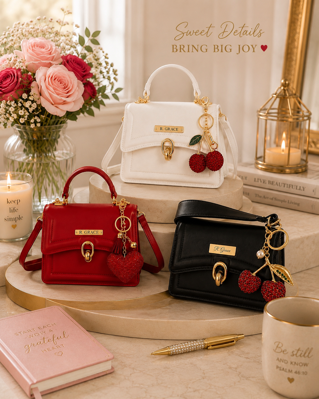 The Princess Mini Crossbody Purse.