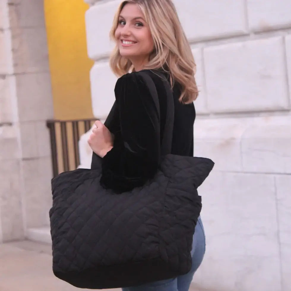 R. Grace:Oversized Reversible Nylon Tote