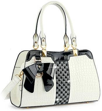 Bow Luxe Sparkle Handbag