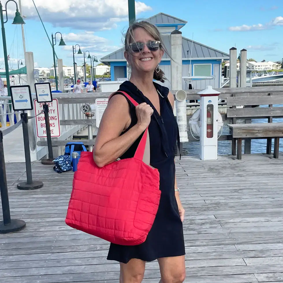 Mini Reva: Large Reversible Nylon Tote