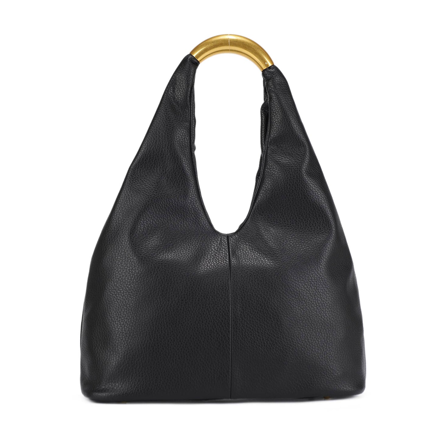 The Lauren: Gold handle Hobo Purse