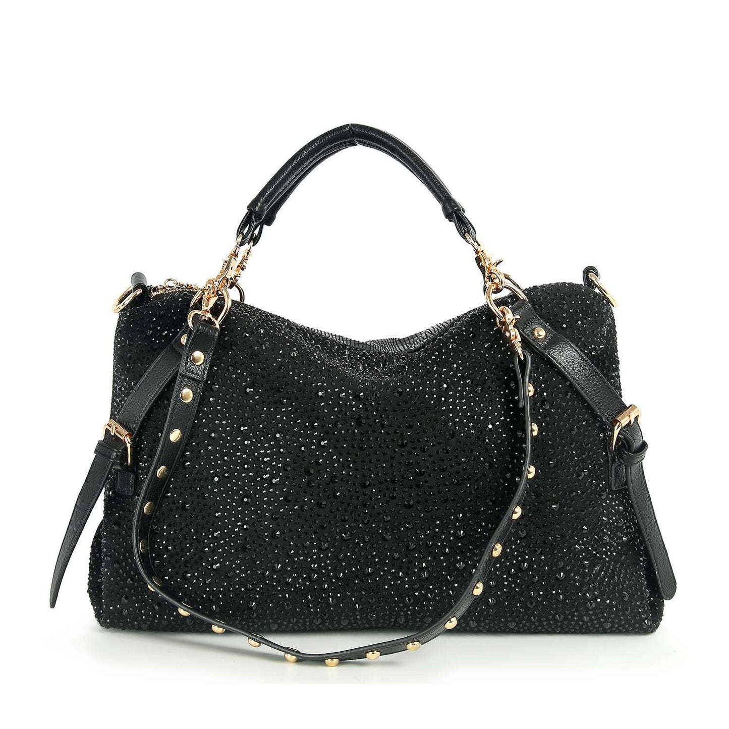 Decorated Sparkling Rhinestone Satchel Handbag