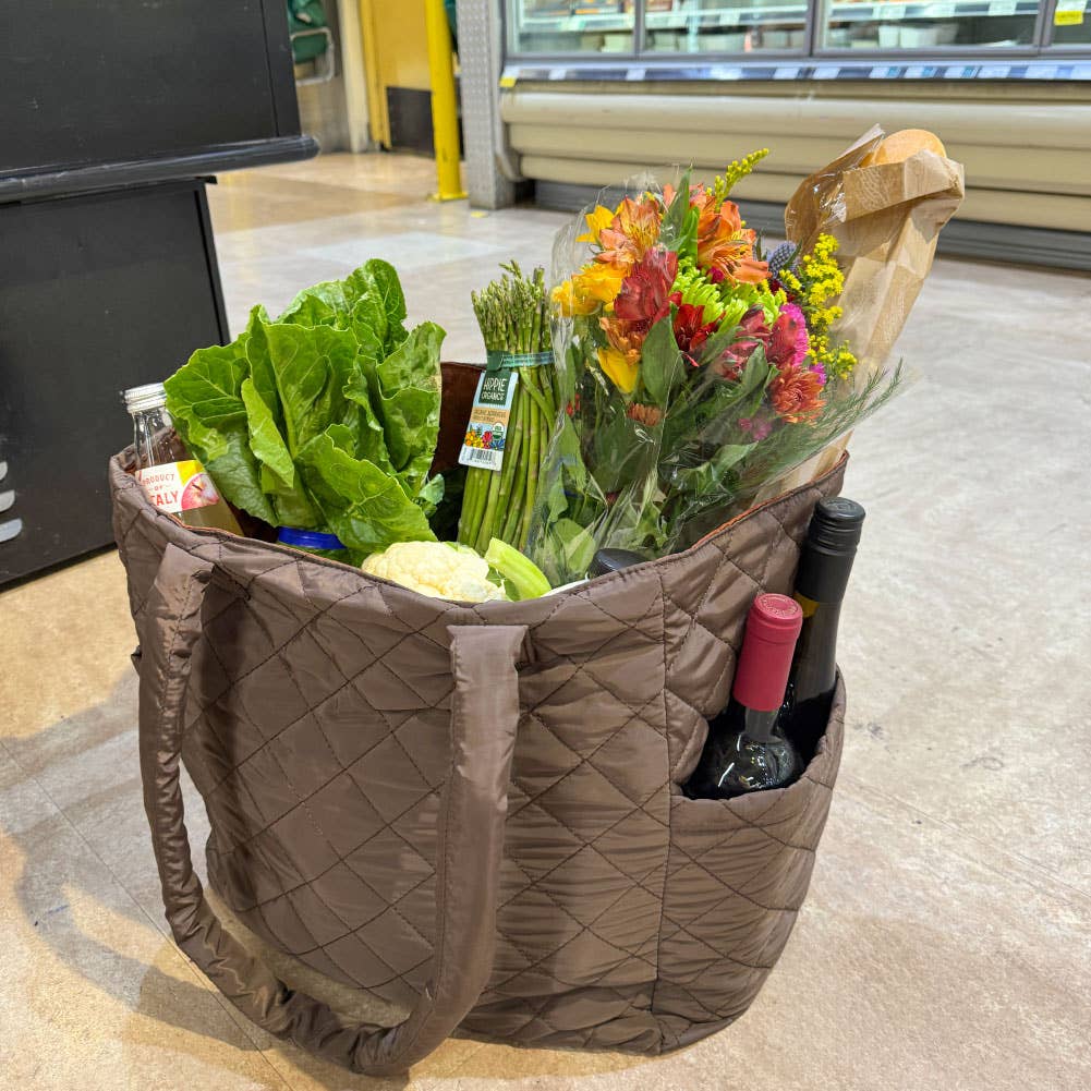 R. Grace:Oversized Reversible Nylon Tote