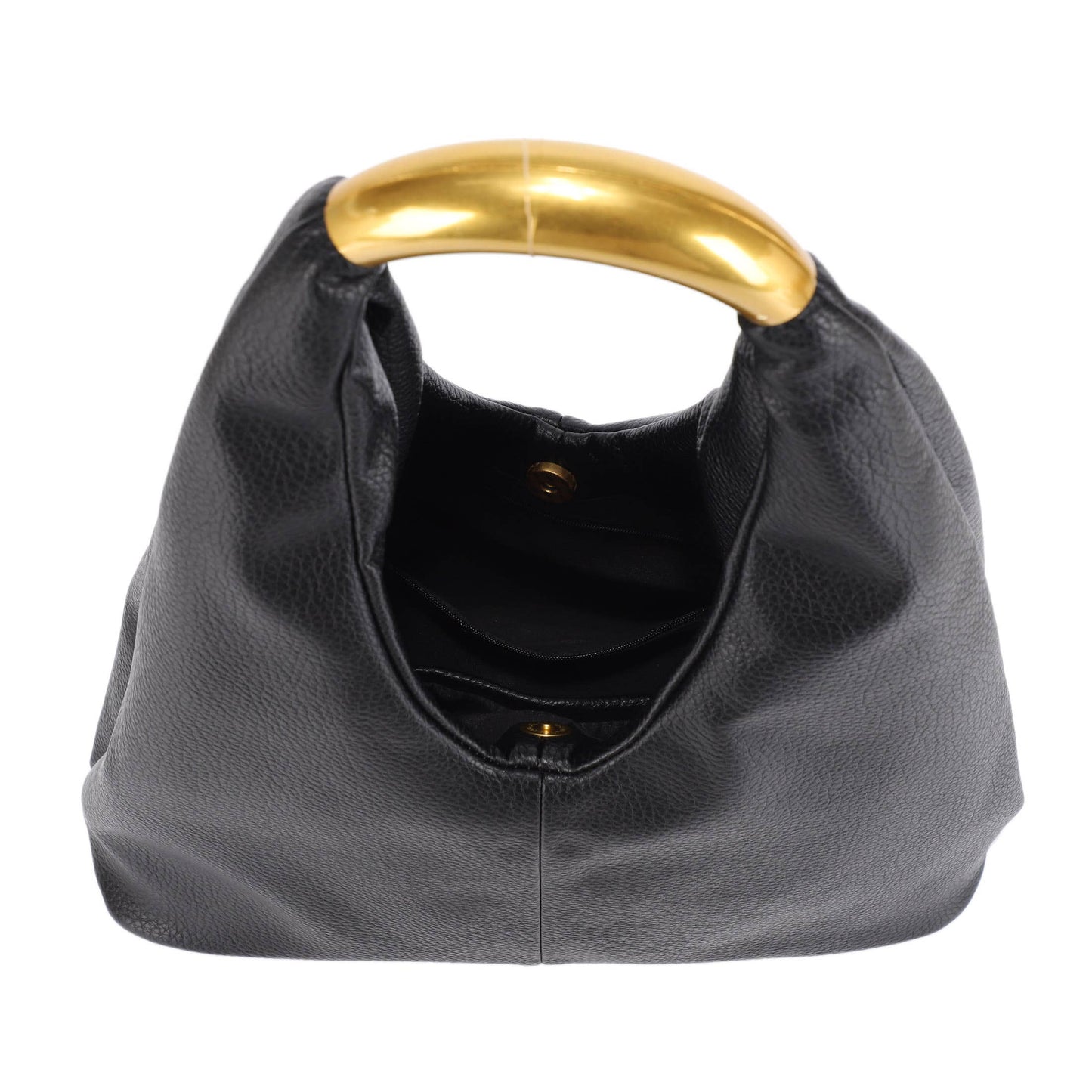 The Lauren: Gold handle Hobo Purse