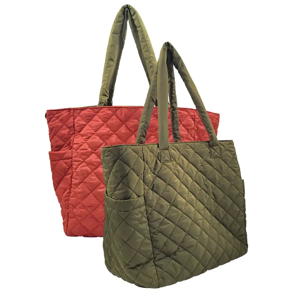 R. Grace:Oversized Reversible Nylon Tote