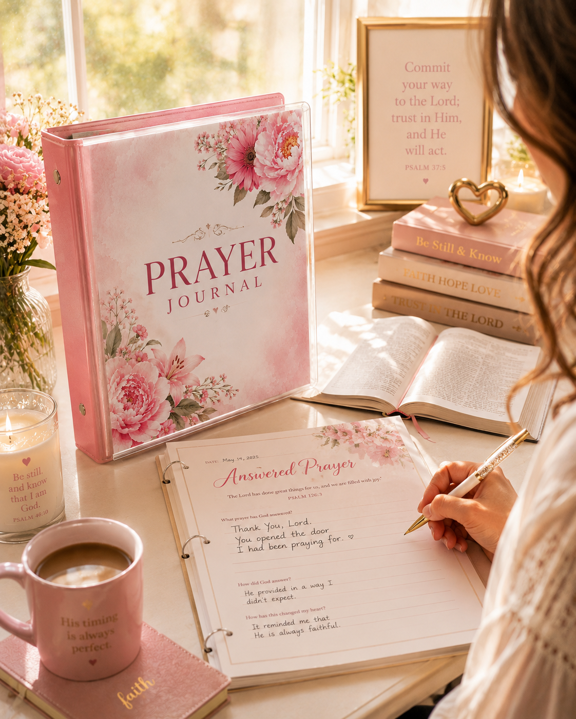 Prayer Journal 3 Ring Binder