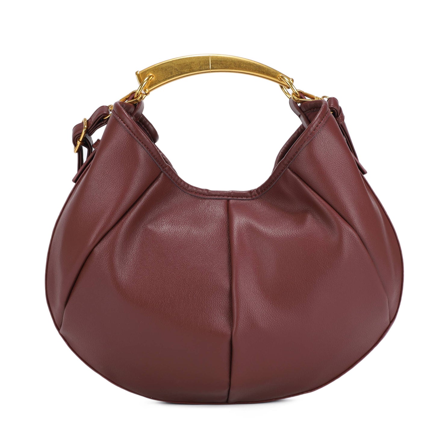 The Sophia:Gold Handle Purse