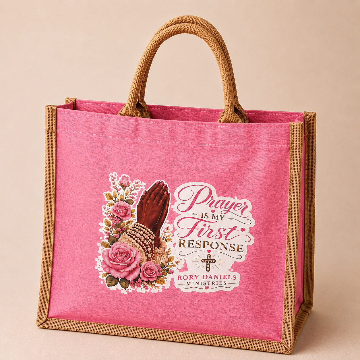 Prayer is my first response Tote Bag