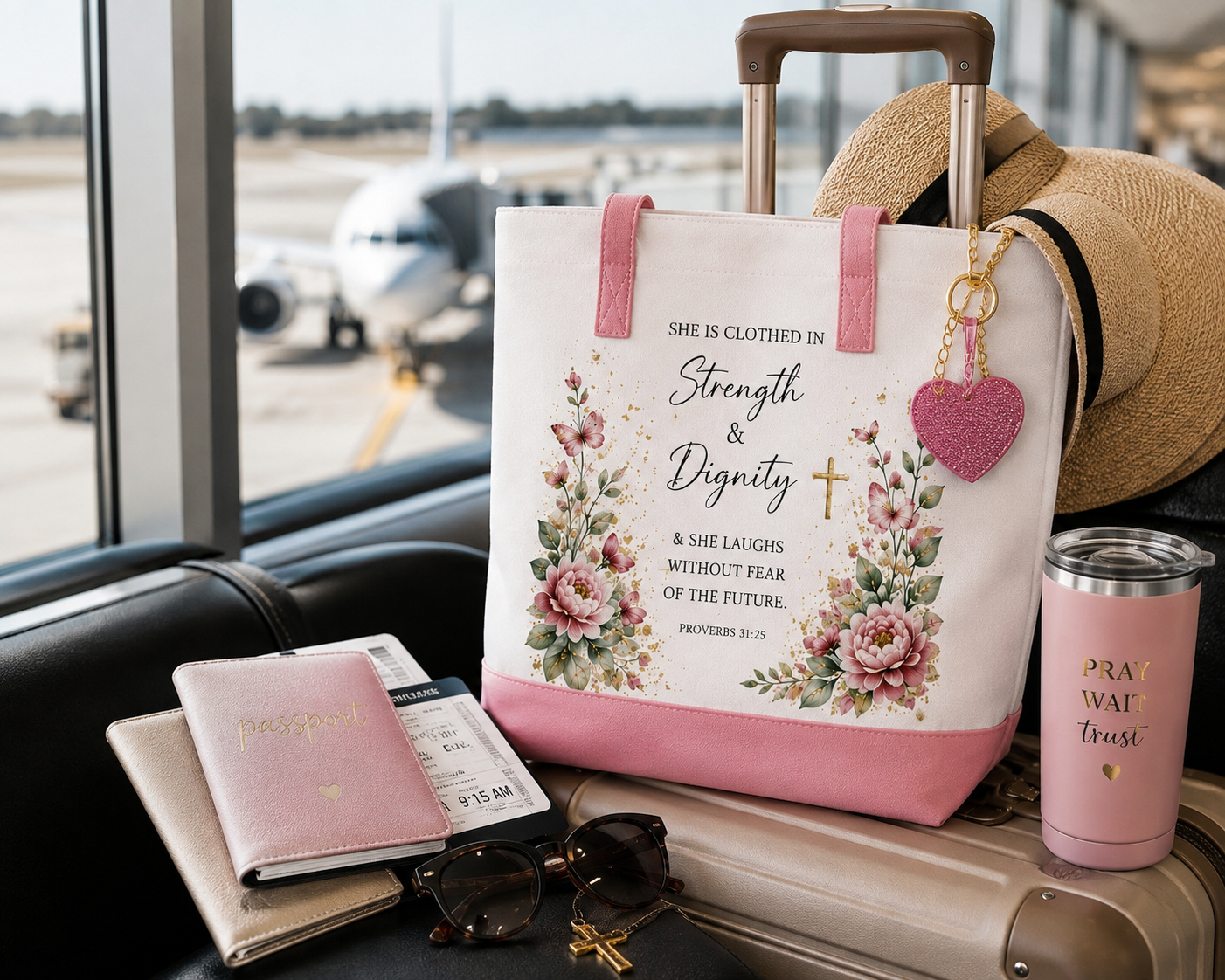She Is Clothed in Strength & Dignity Tote Bag
