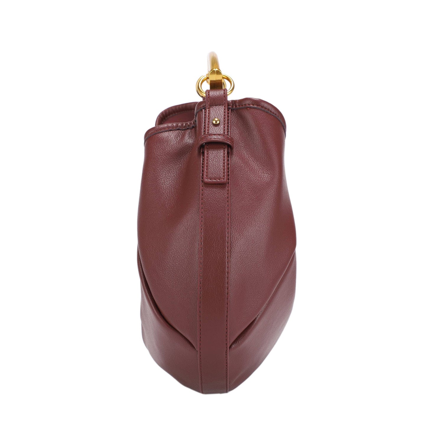 The Sophia:Gold Handle Purse