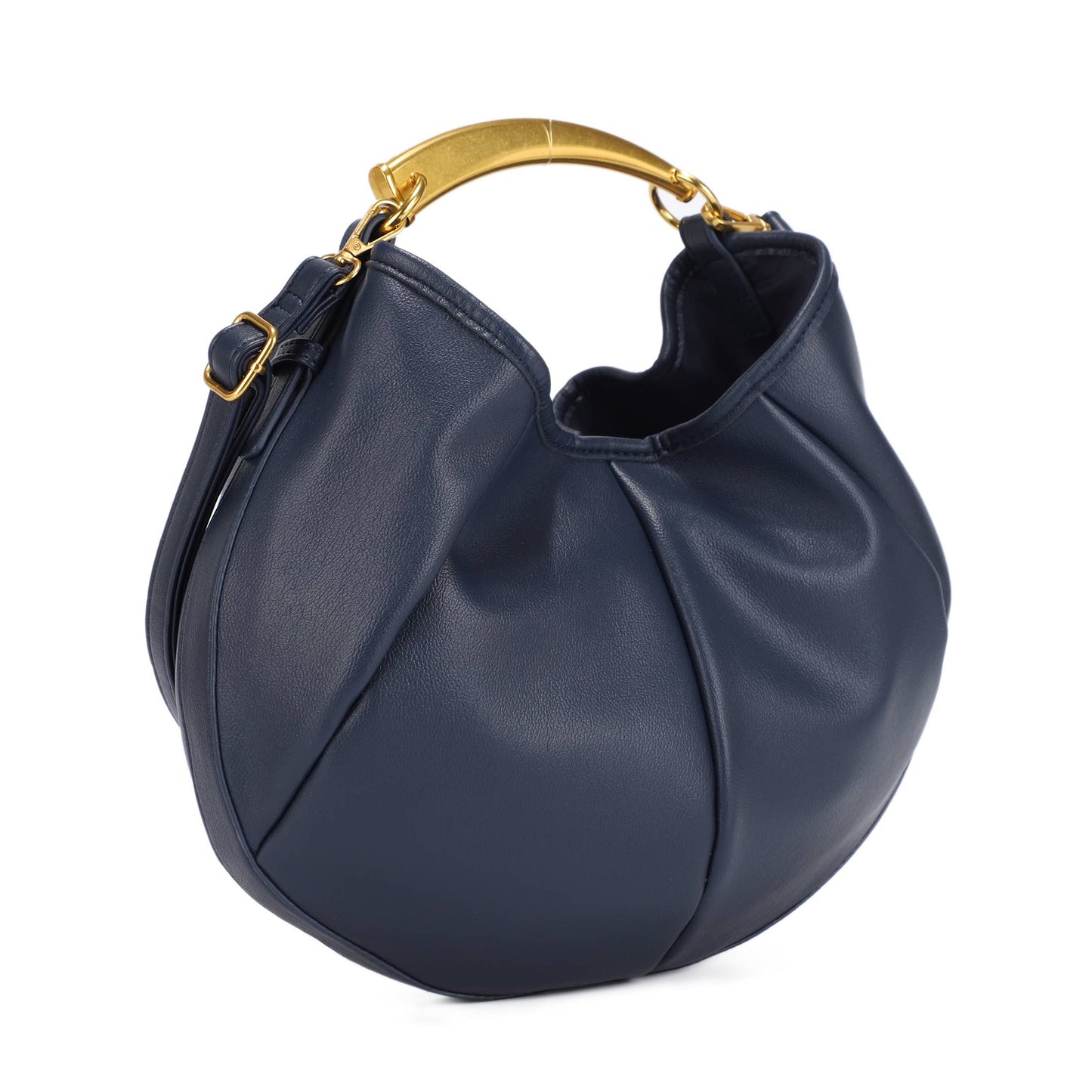 The Sophia:Gold Handle Purse