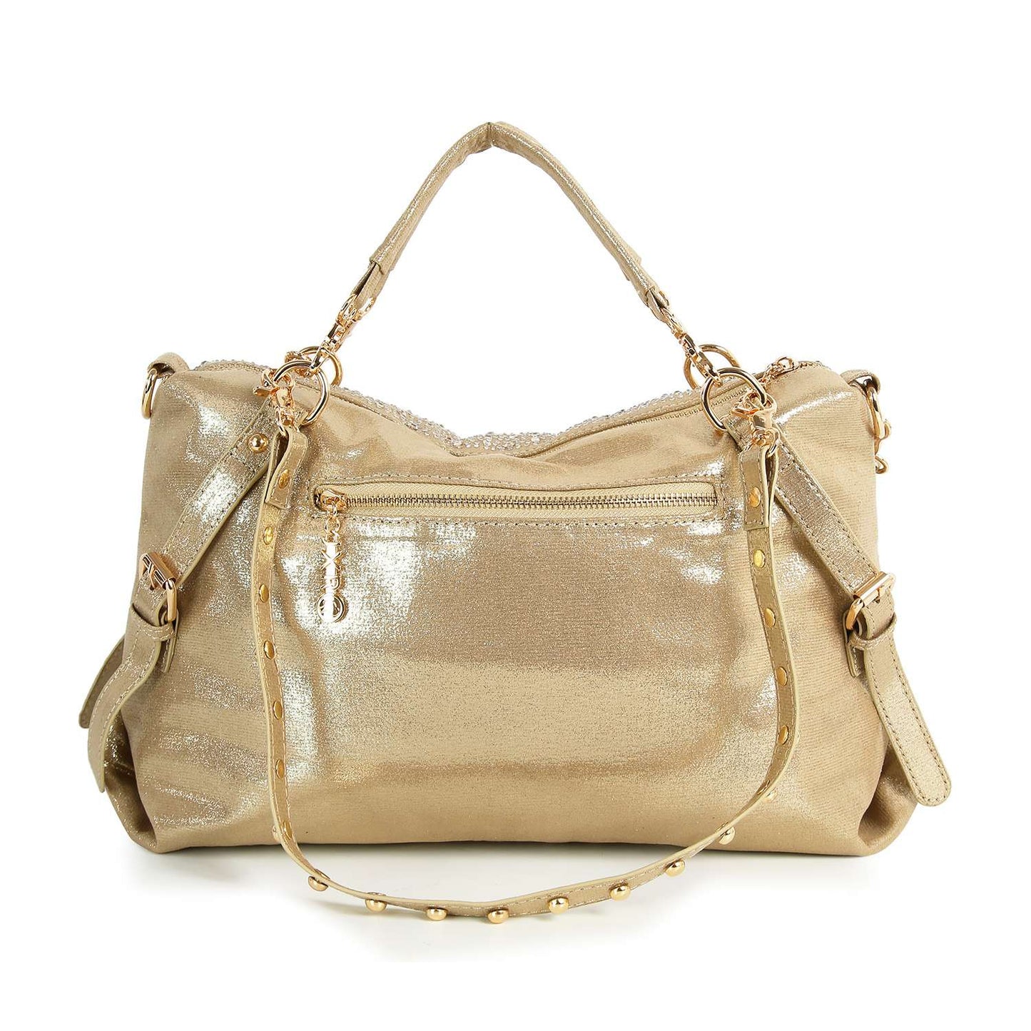 Decorated Sparkling Rhinestone Satchel Handbag
