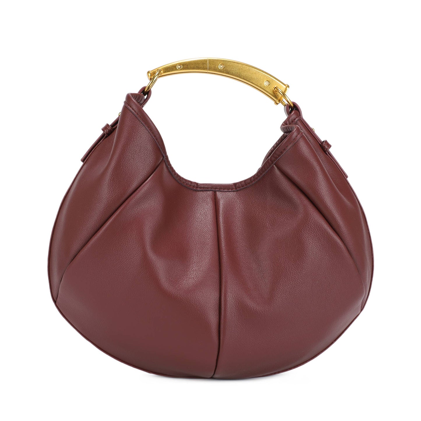 The Sophia:Gold Handle Purse