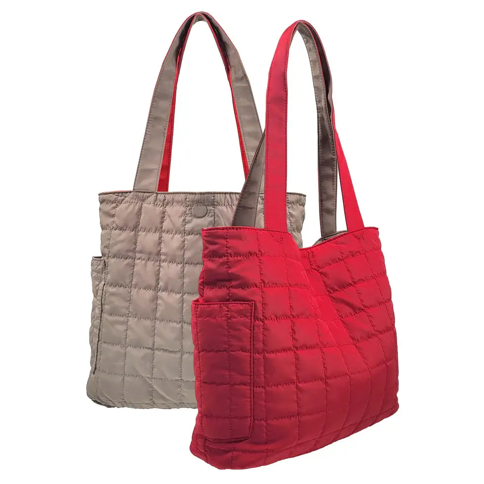 Mini Reva: Large Reversible Nylon Tote