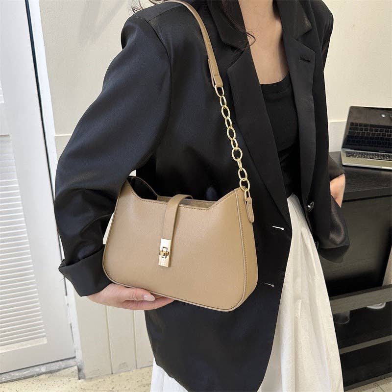 Trendy Solid Color Crossbody Bag Women Stylish Shoulder Bag