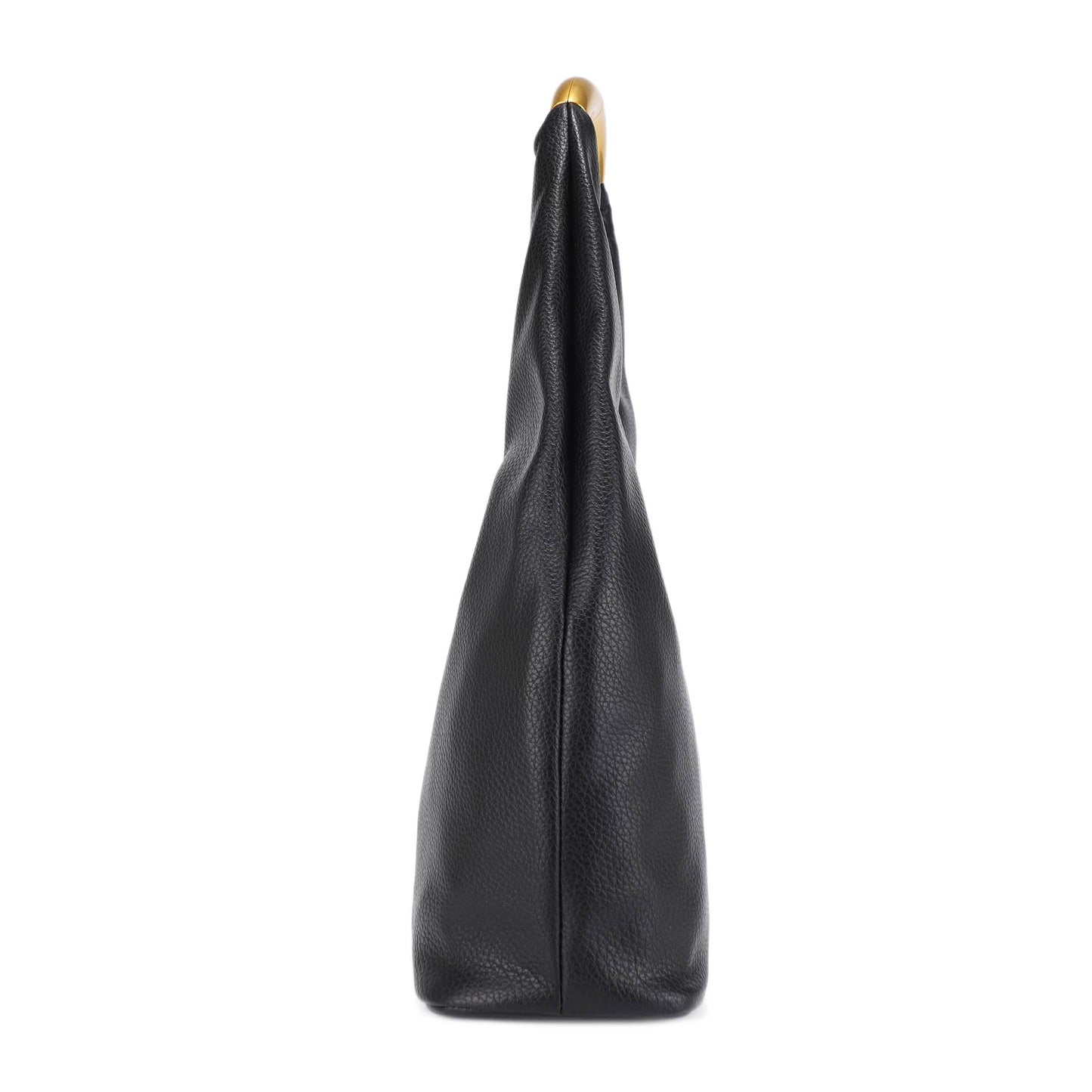The Lauren: Gold handle Hobo Purse